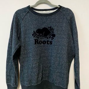 Roots salt and pepper sweater